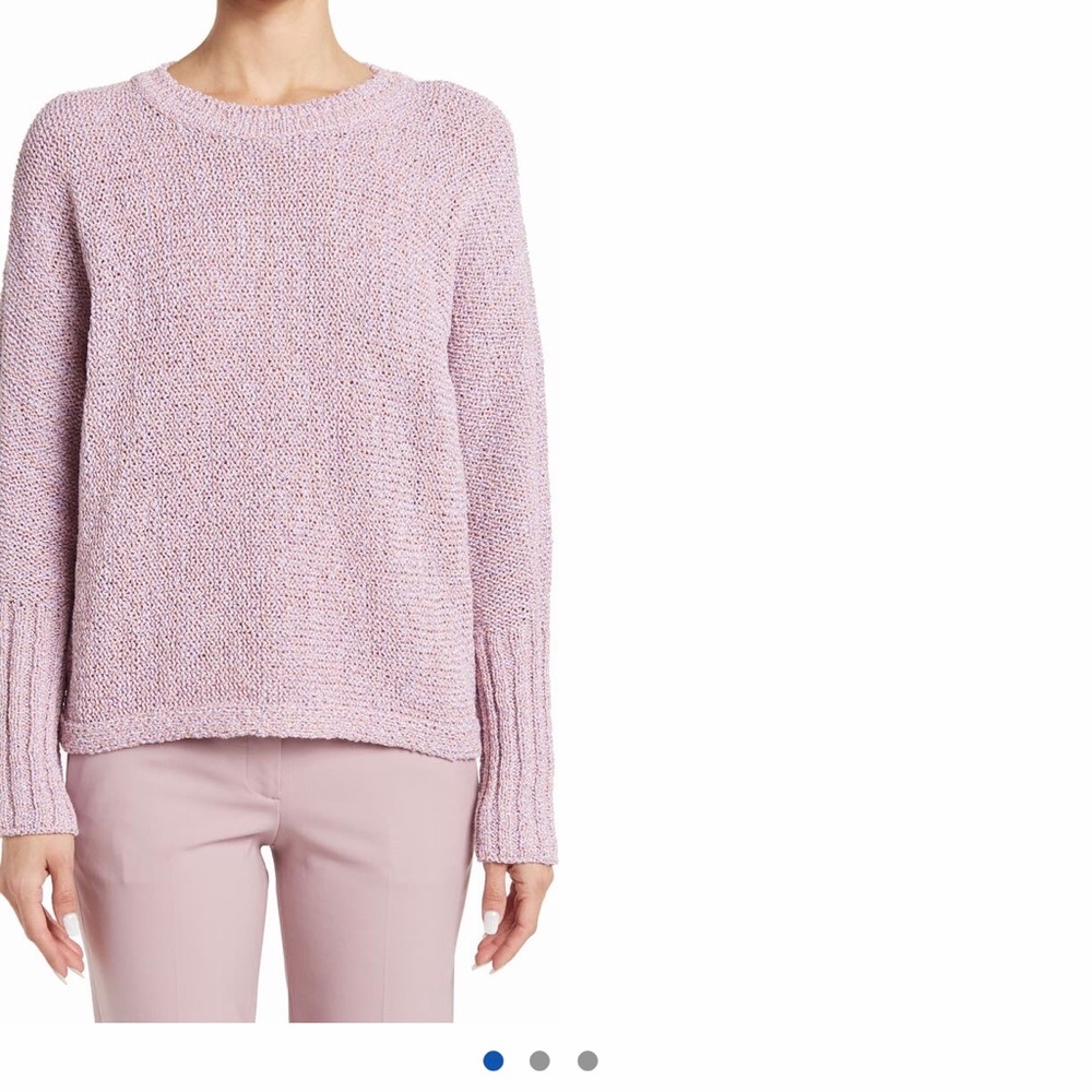 St. John marled knit jersey sweater size M